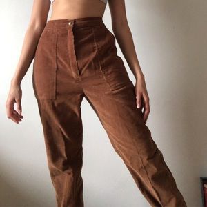 - Corduroy brown pants